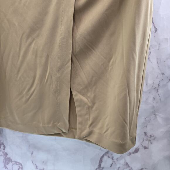 LRL Ralph Lauren Skirt Set Womens XL 2X Tan Beige Button Up Outfit Two Piece - Picture 4 of 16